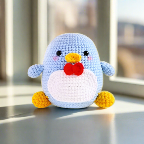 Mr. Penguin Crochet Kit - Amigurumi for beginners easy crochet animals  plush – ChonkyCrochet