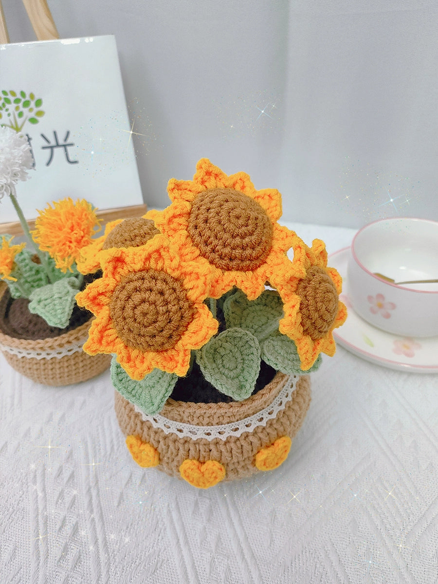 Love Sunflowers Crochet kit