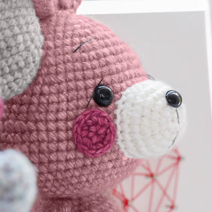 Pink Bunny crochet kit