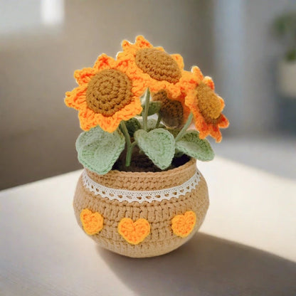 Love Sunflowers Crochet kit