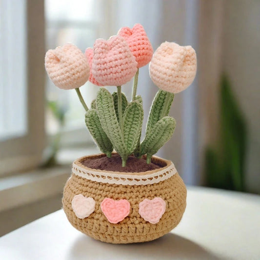 Love tulips crochet kit