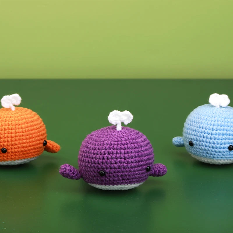 Chonky Whale Crochet Kits