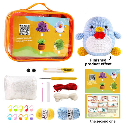 Mr. Penguin Crochet Kit