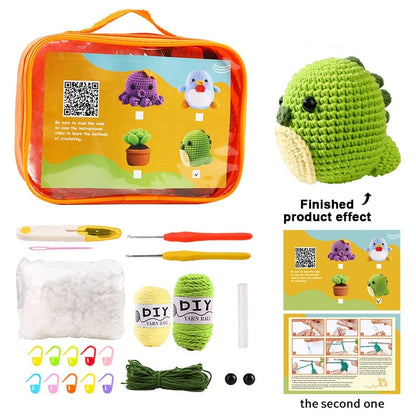 Chonky Dino Crochet Kit