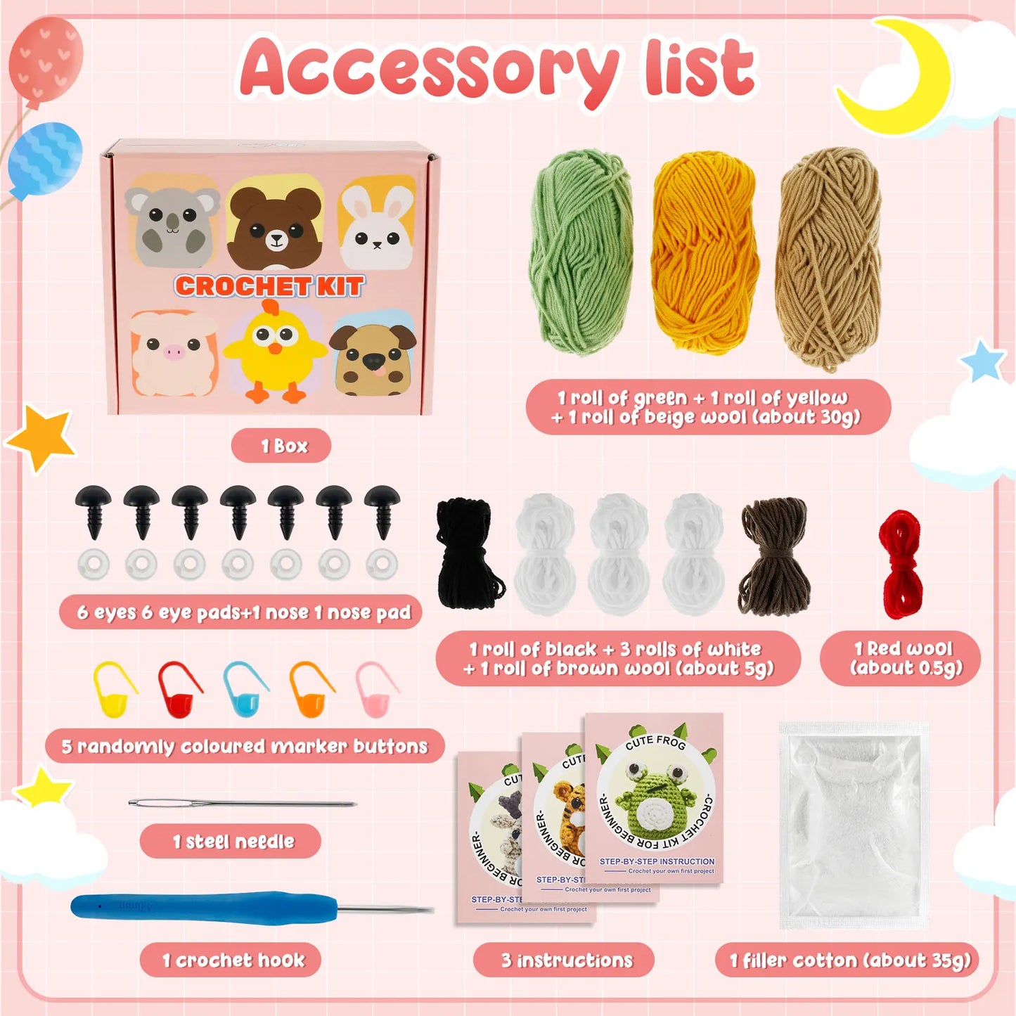 Little Pets Bundle Crochet Kit