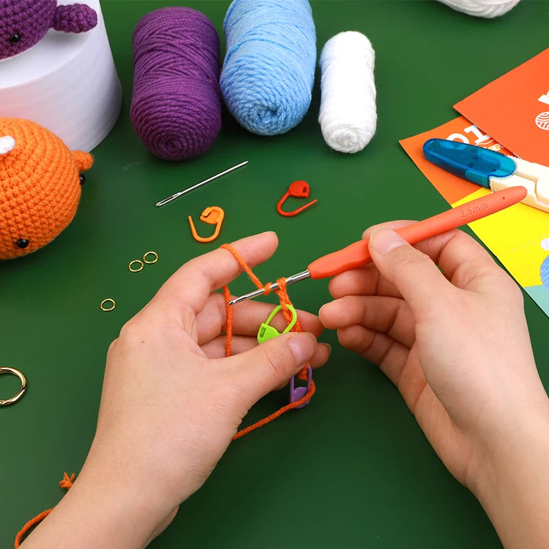 Chonky Whale Crochet Kits