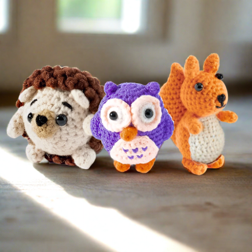 Happy Forest Animals Bundle Crochet Kit